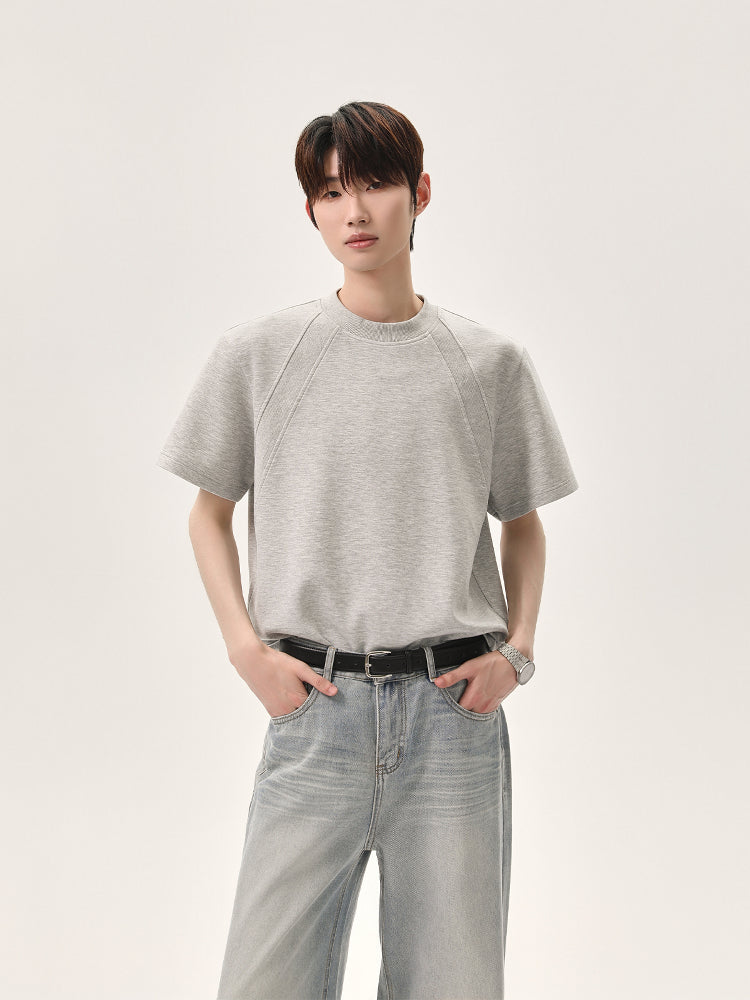 Short-sleeved Air Layer T-shirt