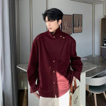 Long-Sleeve Woolen Shirt