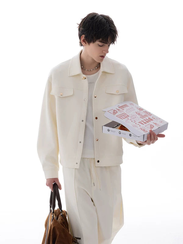 Veste et pantalon décontractés à coupe ample 