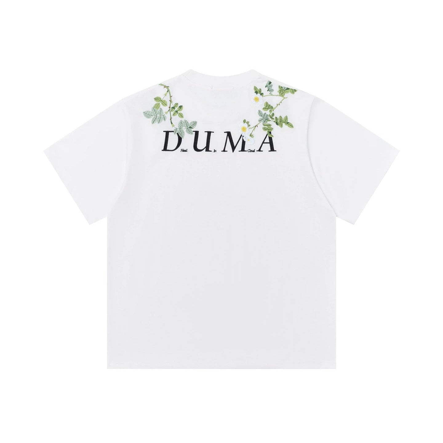 تي شيرت فضفاض مزين بتطريز زهور 