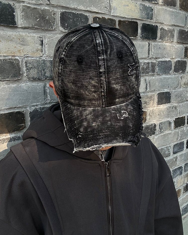 Destroyed Retro Washed Baseball Cap