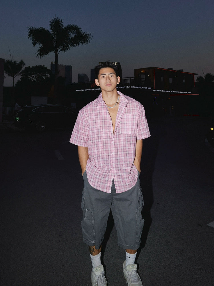 Mehrfachtaschen Cropped Weite Bein Freizeit Hose 