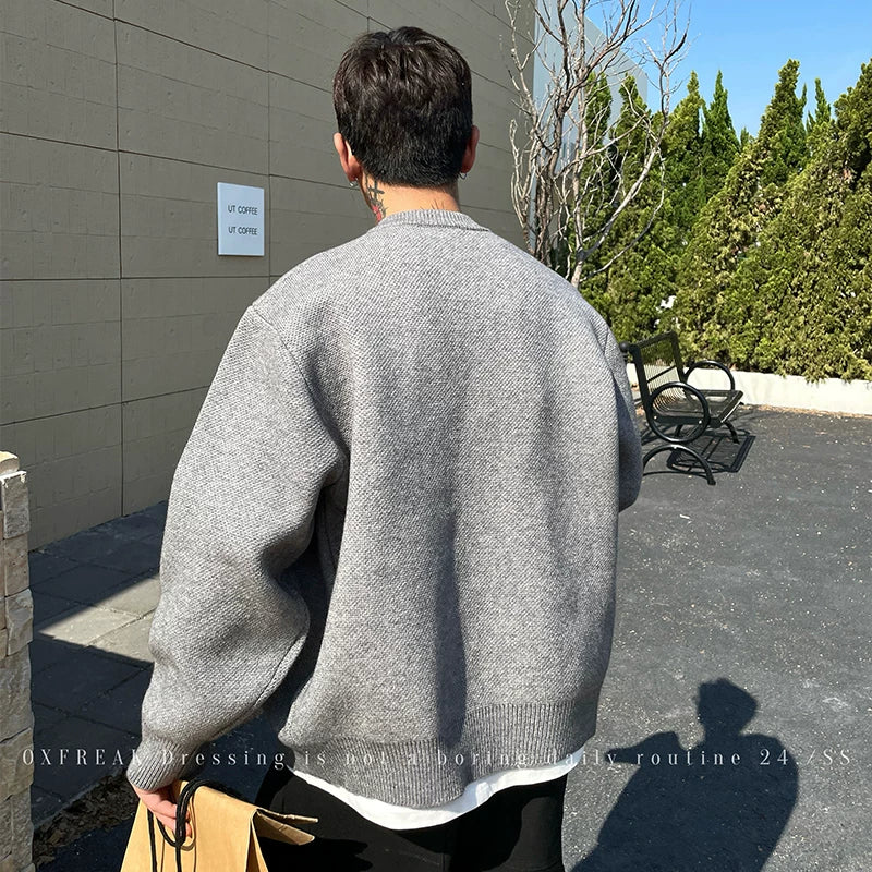 Button-Down Knit Cardigan Sweater