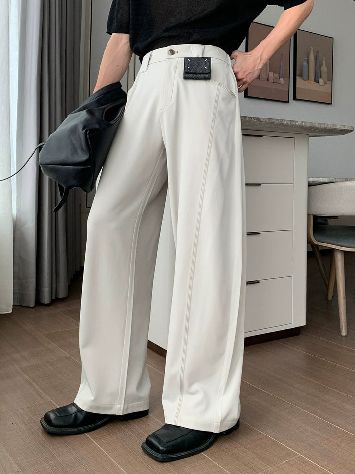 Loose Straight Wide-Leg Casual Pants