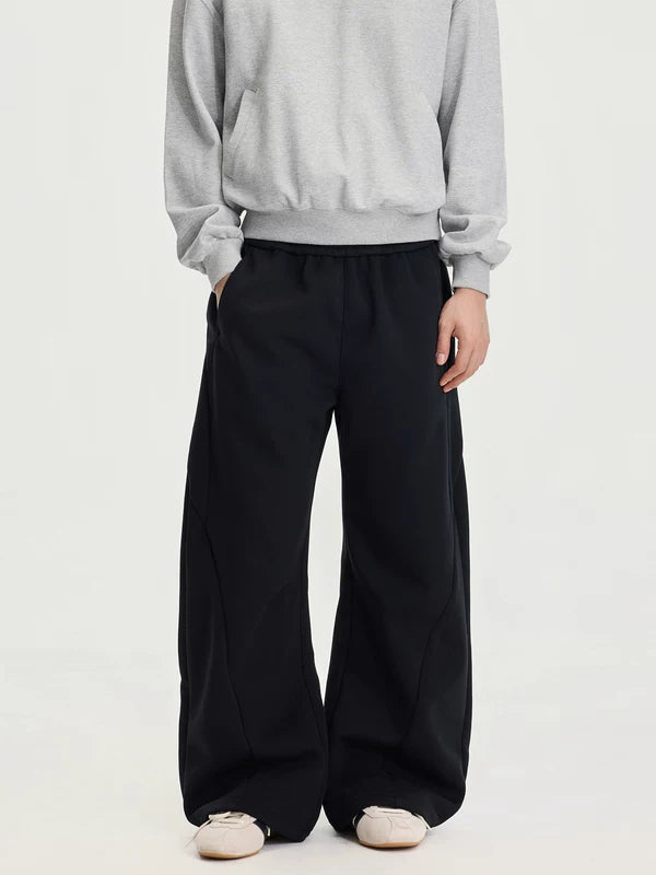 Pantaloni della tuta larghi a gamba dritta per uomini 