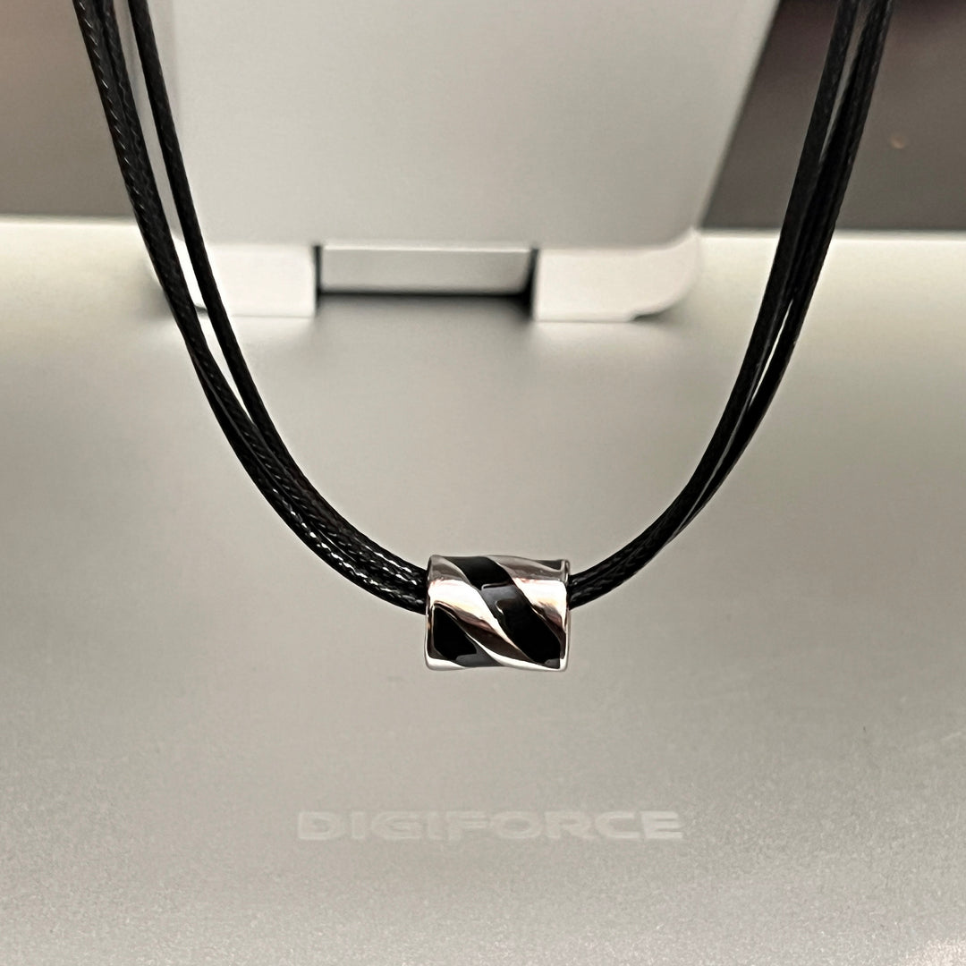 Pendant Leather Rope Necklace