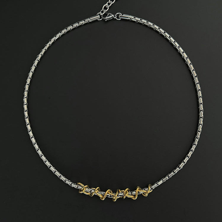 Tibetan Titanium Steel Chain Bracelet
