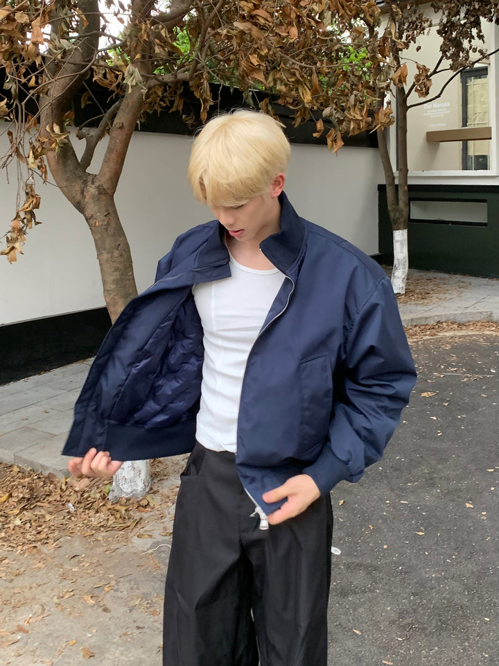 Down Filled Short Baseball Pilot Jacket
