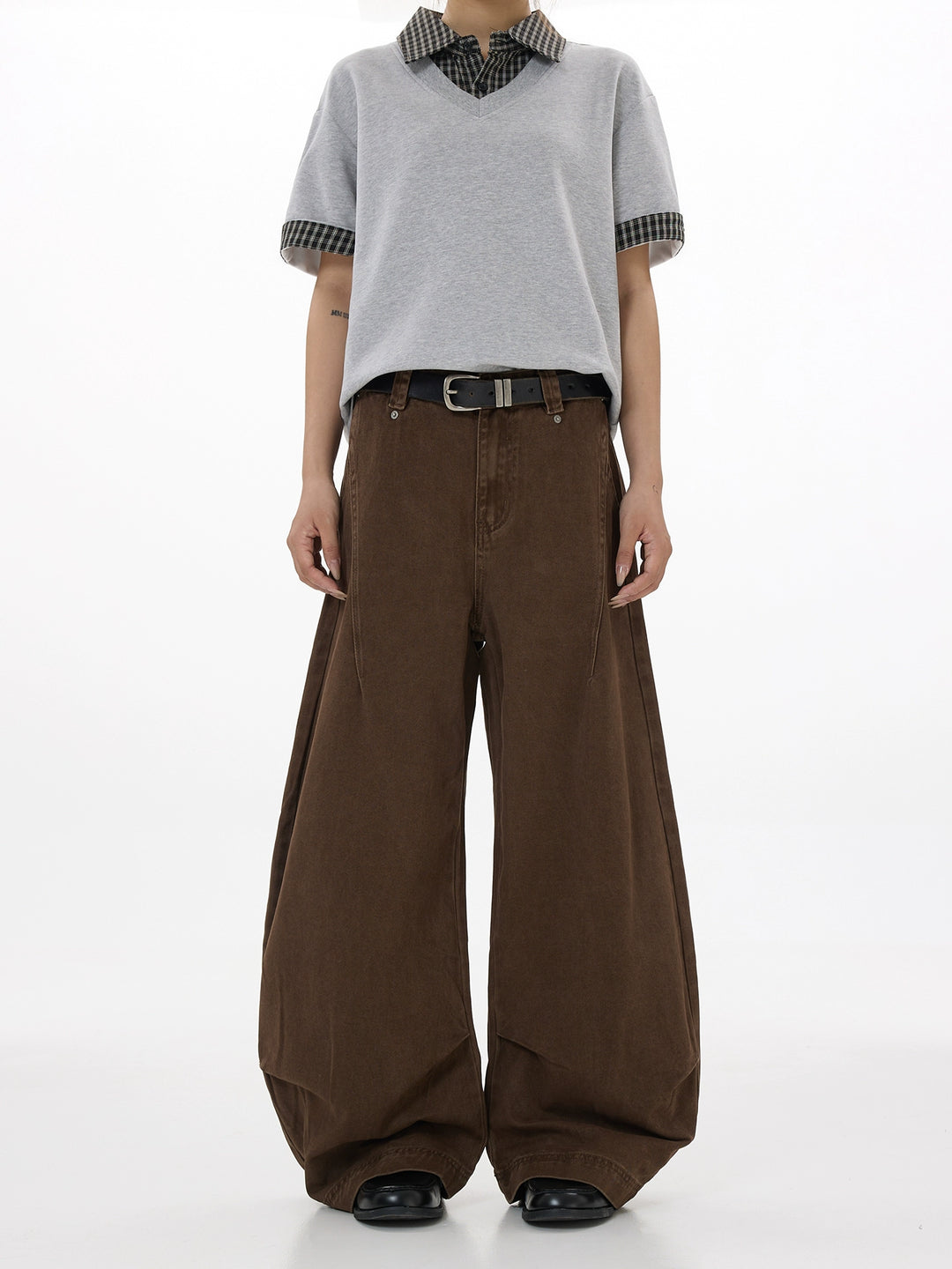 Loose Fit Straight Leg Pants
