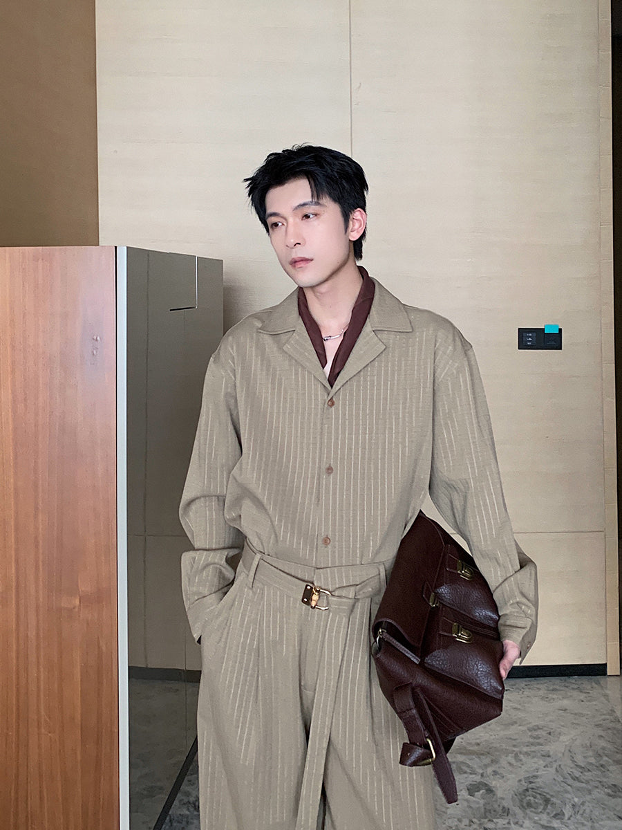 Textured Korean Suit