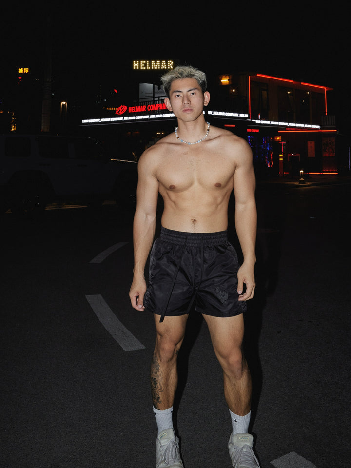 Satin Glossy Casual Sports Loose Shorts
