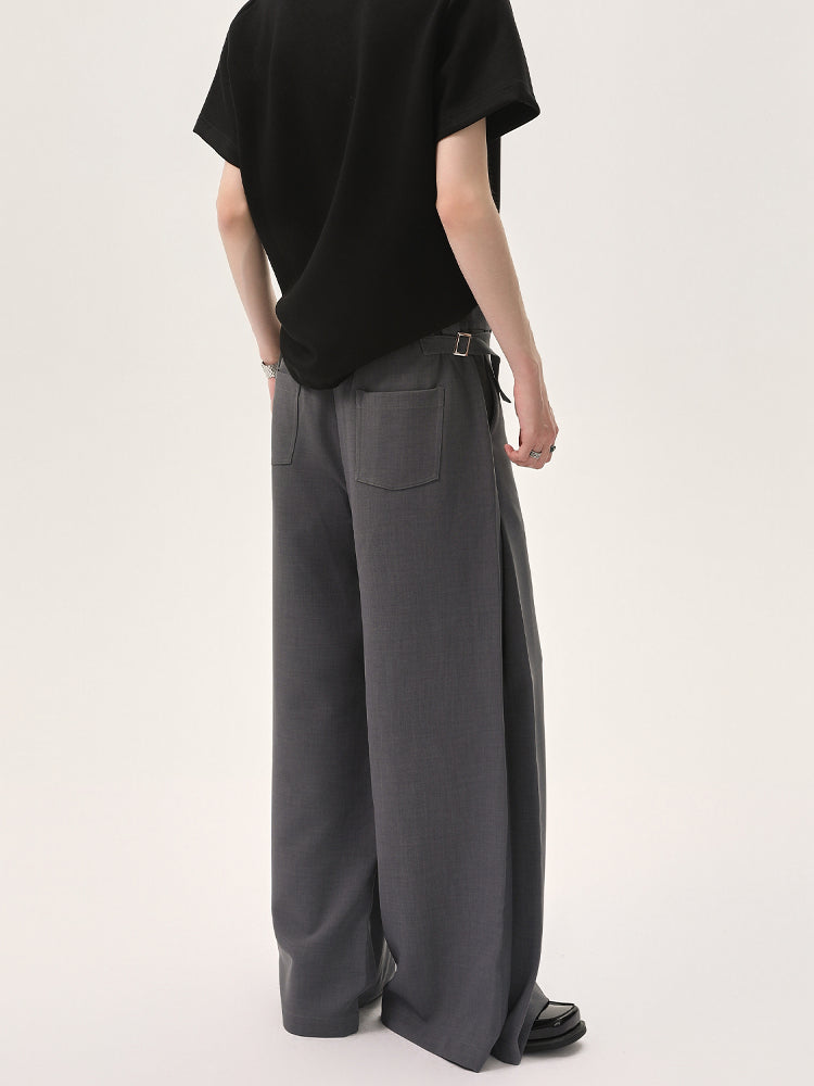Wide-Leg Casual Pants