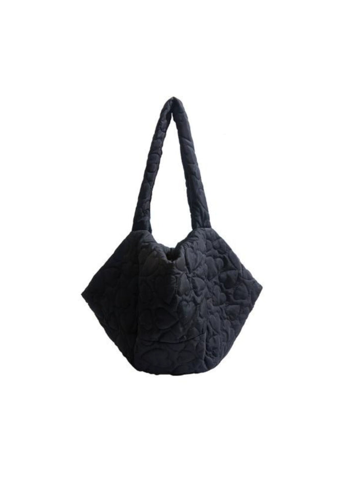 Large-Capacity Quilted Shoulder Bag