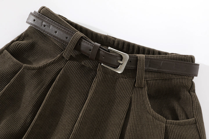 High Waist Wide Leg Casual Pants