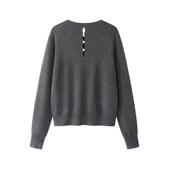 Striped Round Neck Knit Sweater