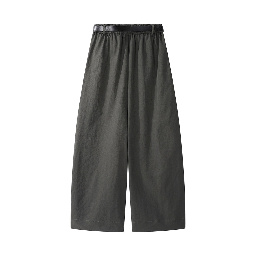 Wide Leg Elastic Waist Pants