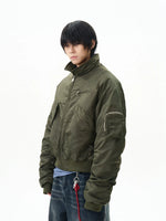 Green Insulated Pilot Jacket