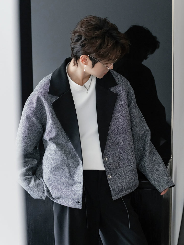 Chanel Stil Anzug Kragenjacke 