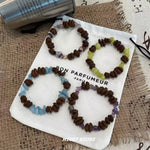 Handmade Coffee Bean Stone Bracelets
