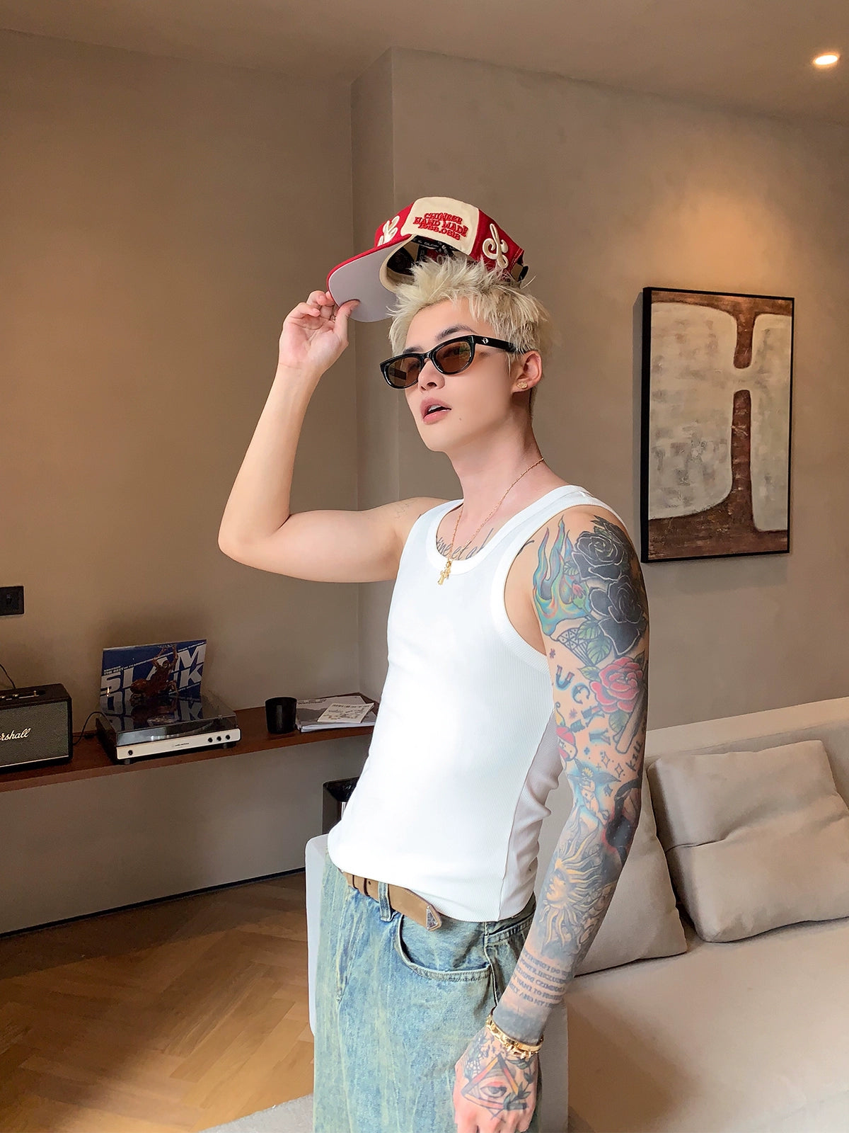 Sleeveless Casual Loose Fit Tank Top