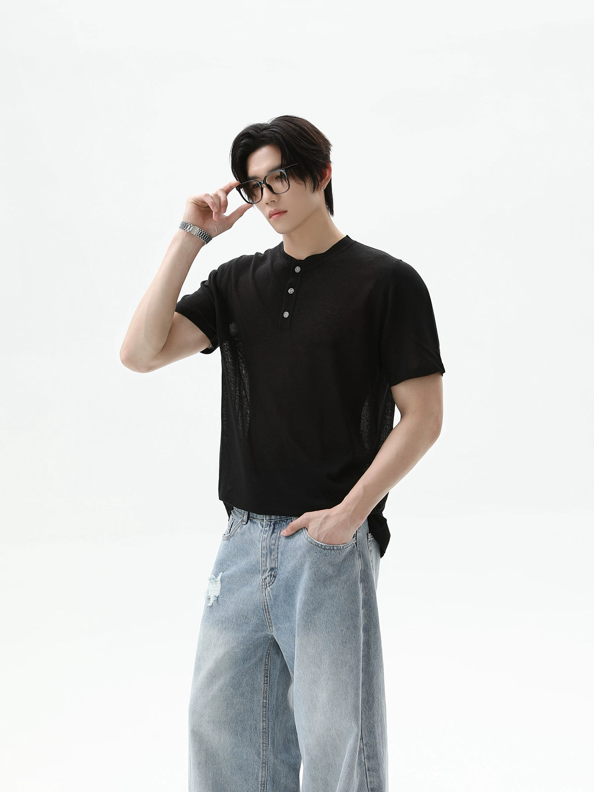 قميص بولو قصير الأكمام من ليواسيل 