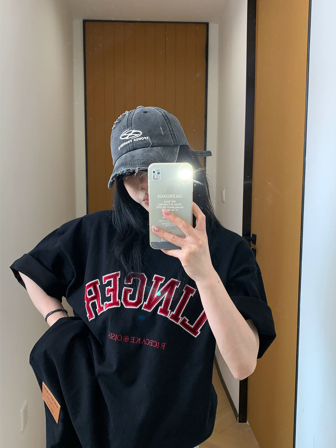 Loose Embroidered Short-Sleeve T-Shirt