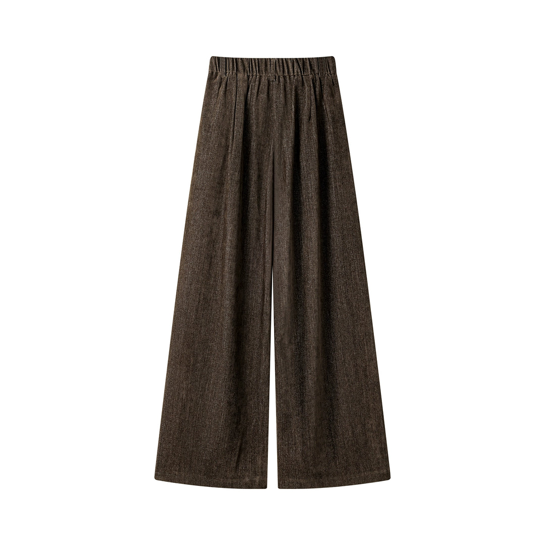 Wide-Leg Slim Fit Casual Pants