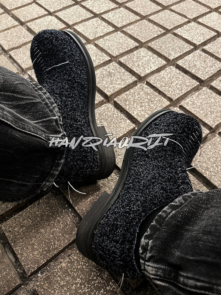 Suede Leather Derby Shoes