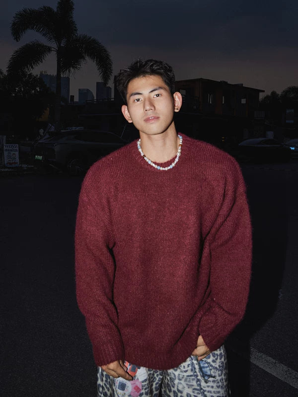 Soft Knit Crew Neck Sweater