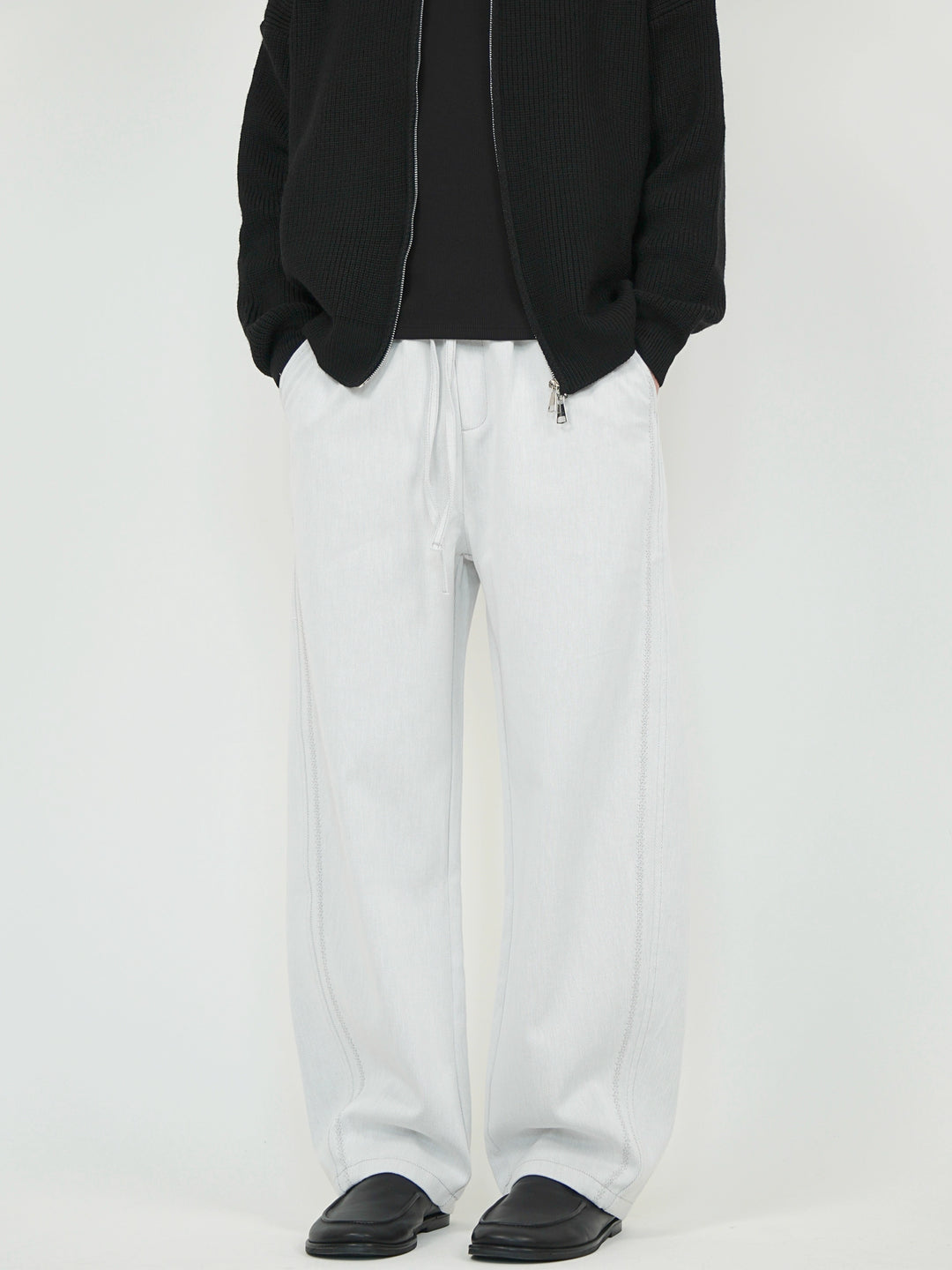 Relaxed-fit Stretch-waist Track Pants