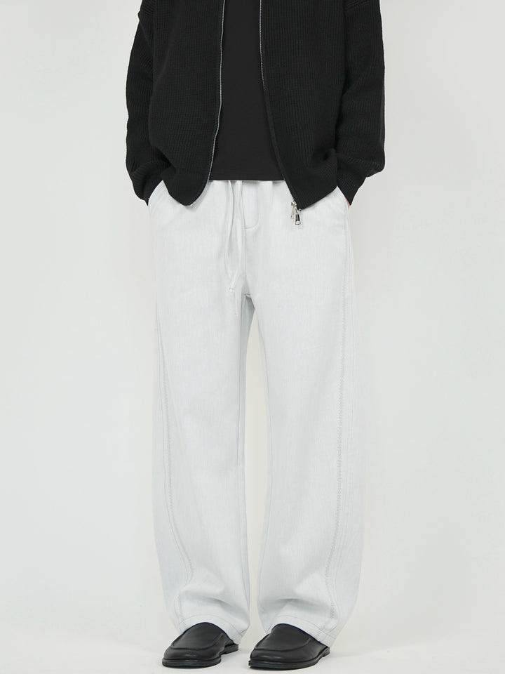 Relaxed-fit Stretch-waist Track Pants