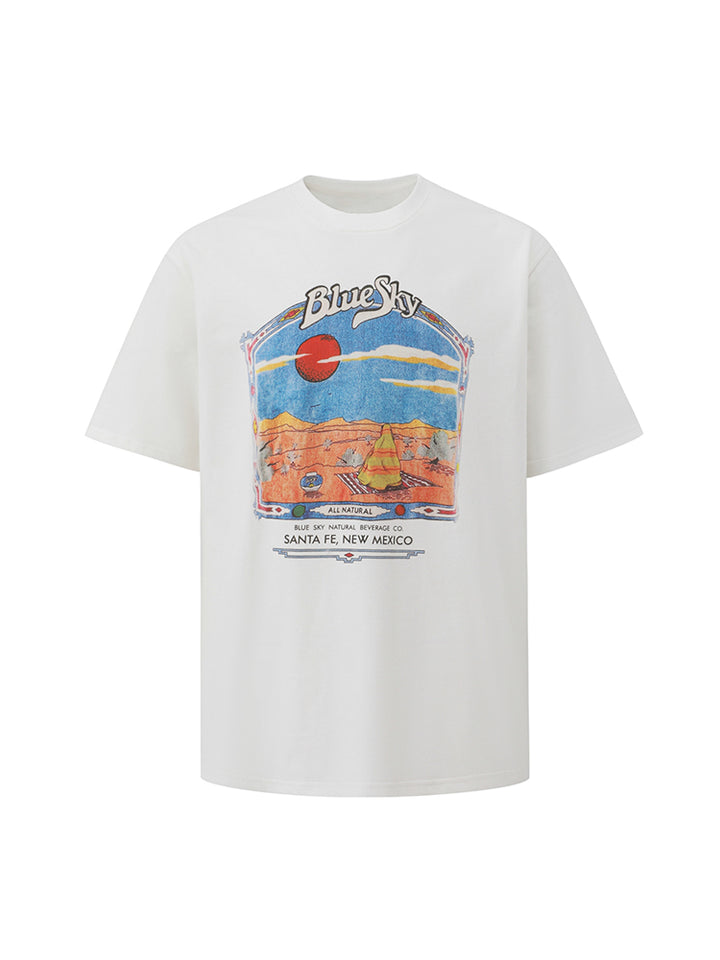 Loose Fit Printed Short-Sleeve T-Shirt