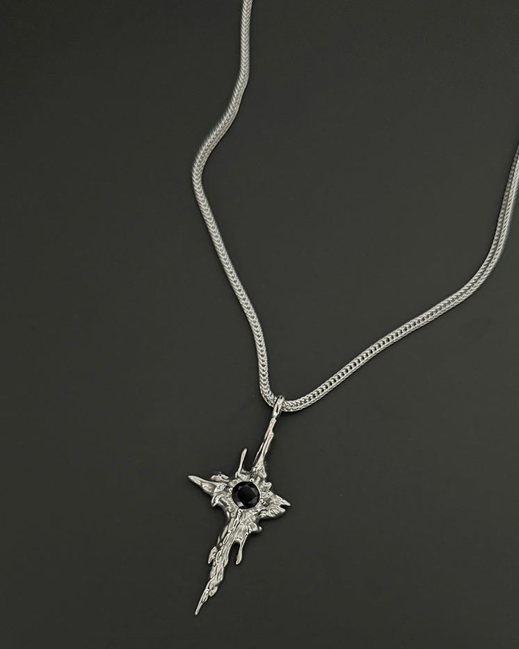 Star Pendant Titanium Steel Necklace