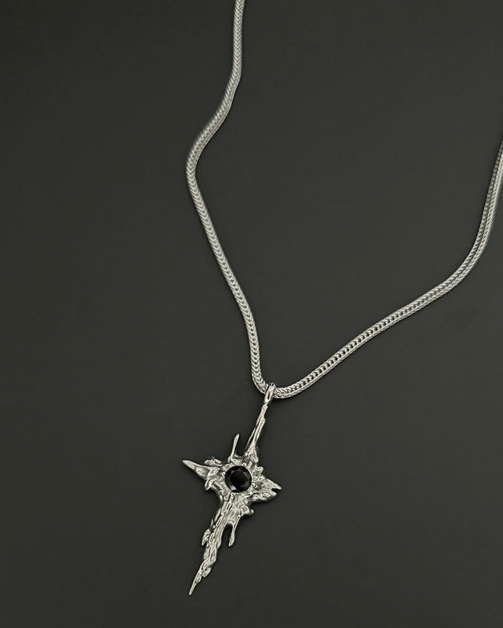Star Pendant Titanium Steel Necklace