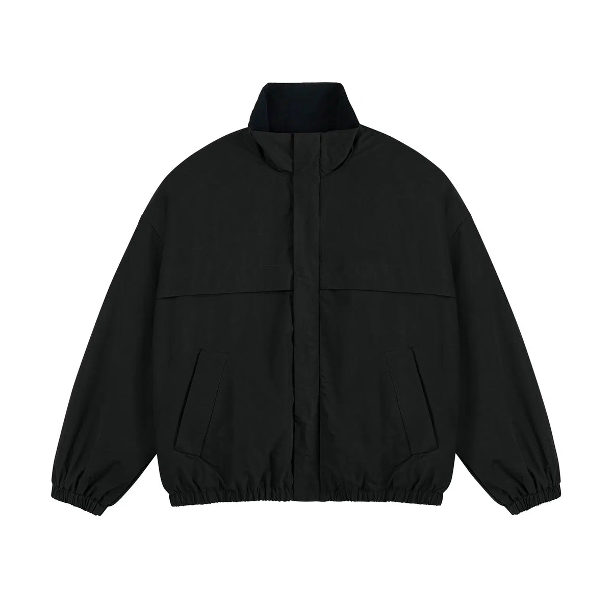 Stand-Up Collar Fleece Jacket