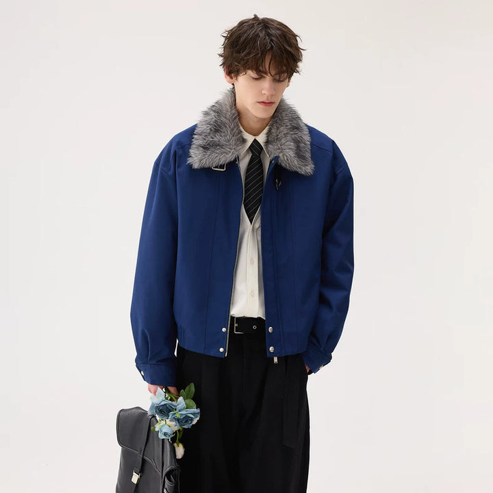 Faux Fur Collar Thick Down Jacket