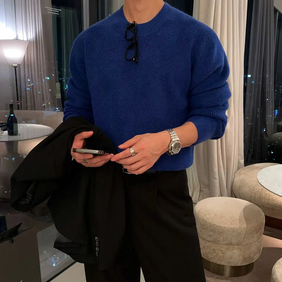 Loose Fit Crewneck Sweater