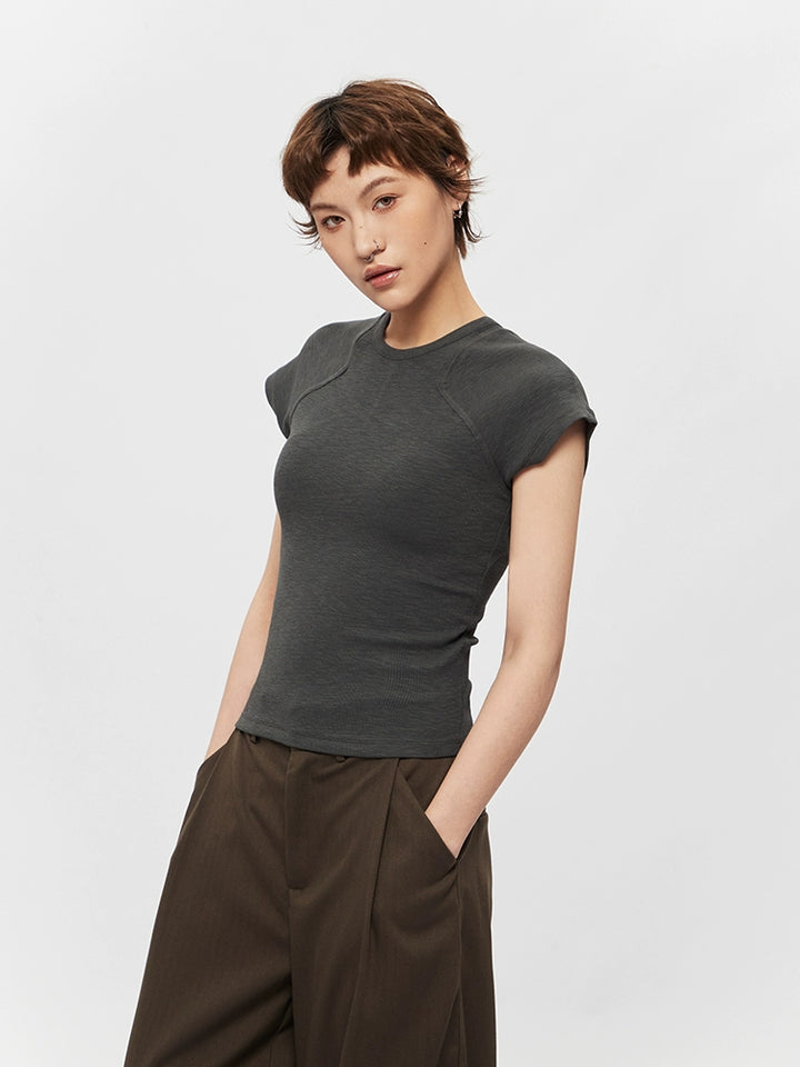 Slim Fit Short Sleeve Crewneck T-Shirt