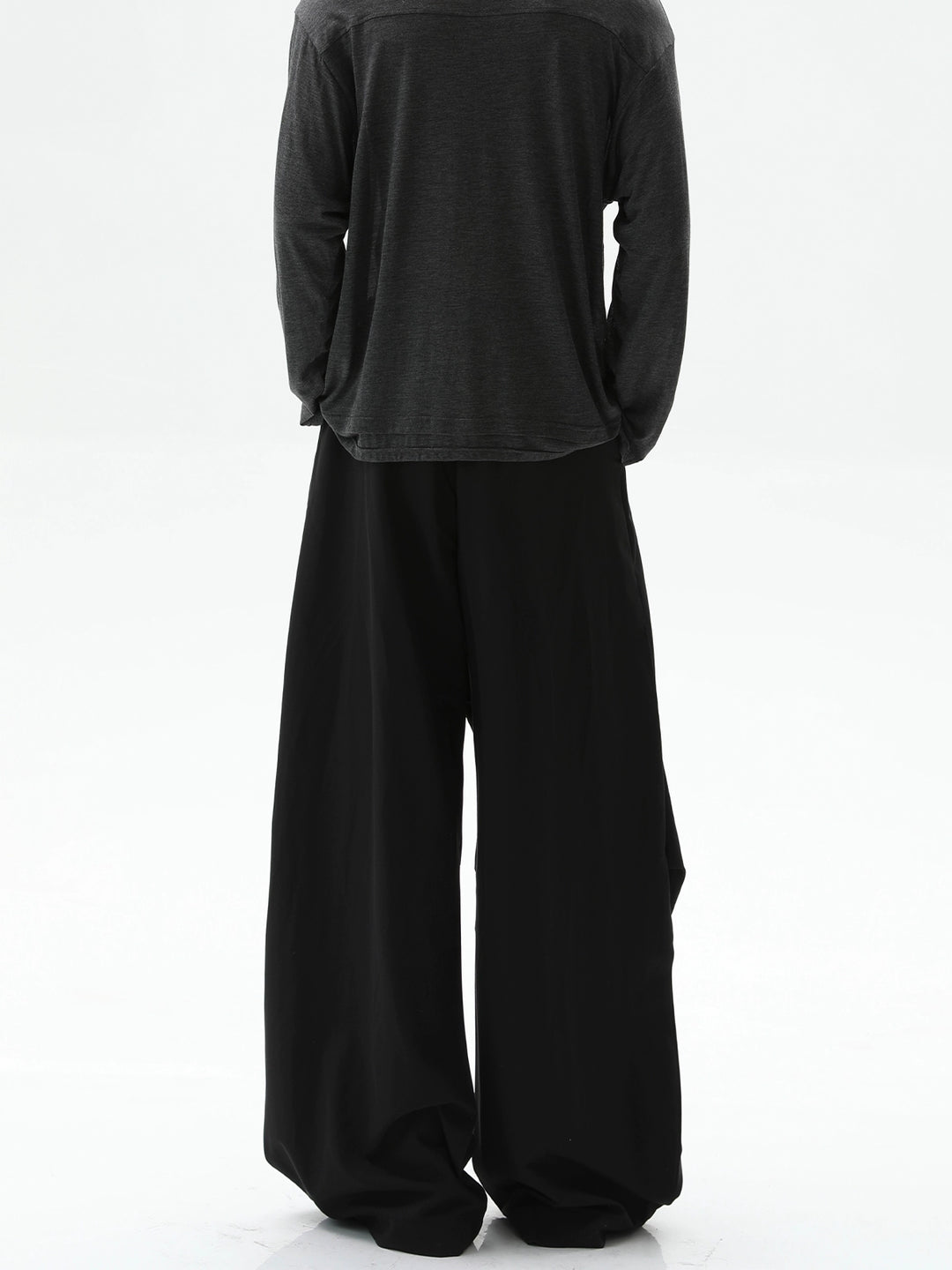 Loose Fit Wide Leg Pleated Pants