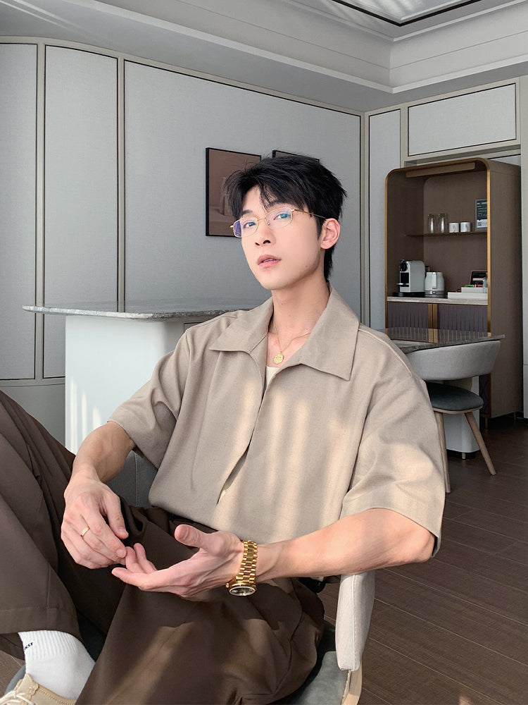 Non-Iron Linen Short Sleeve Shirt