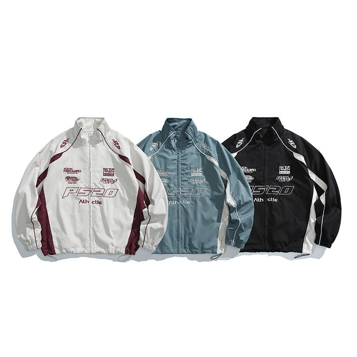 Veste à col montant de course Splicing 