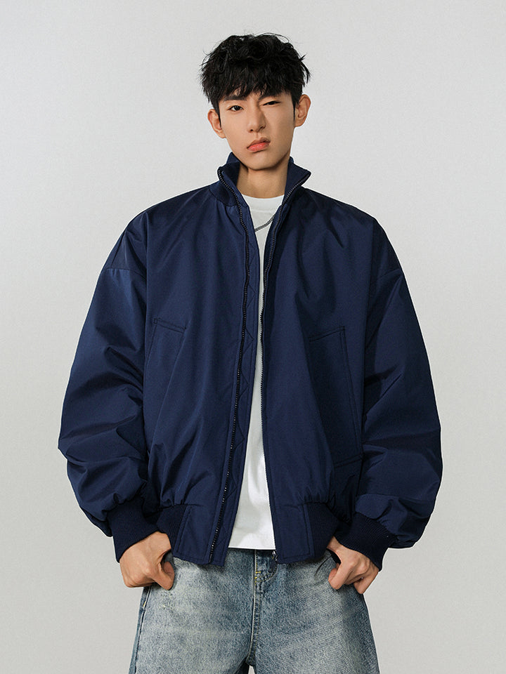 Vielseitige Lockere Passform Bomberjacke 