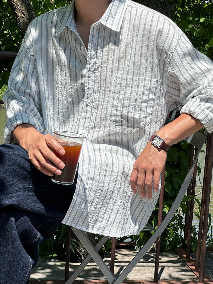 Striped Loose Casual Shirt
