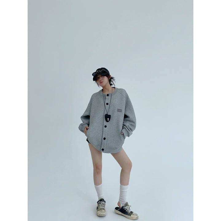 Loose Round Neck Jacket