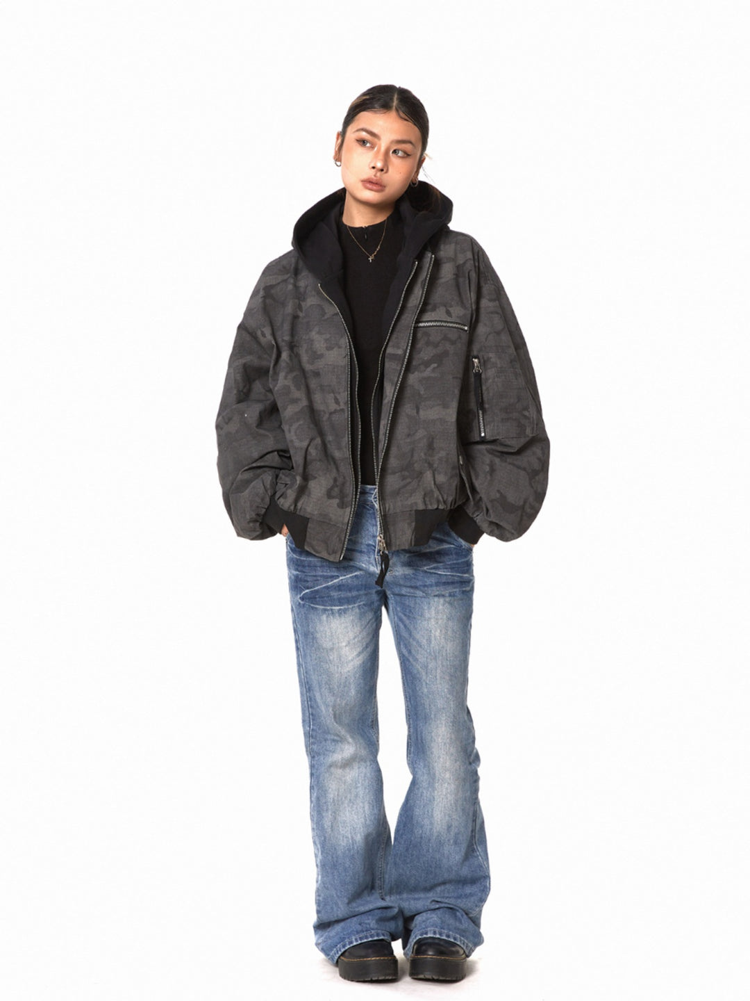 Camouflage Retro Workwear Jacket