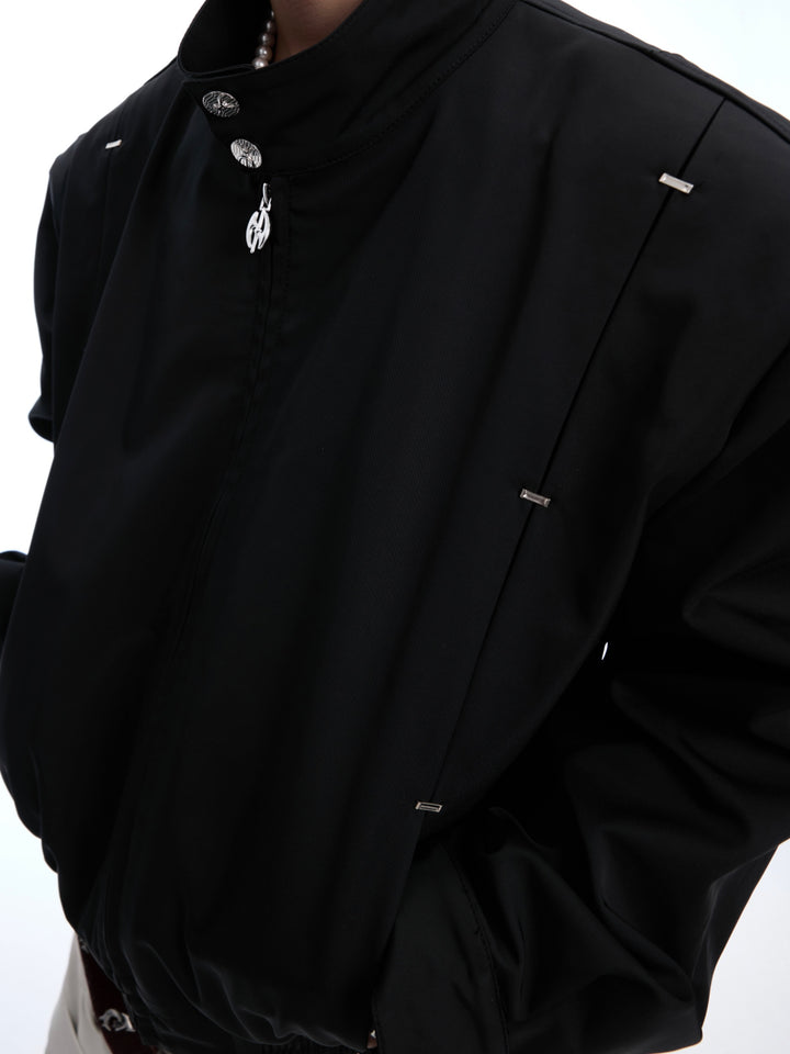 Snake Eye Rivet Spine Harrington Jacket