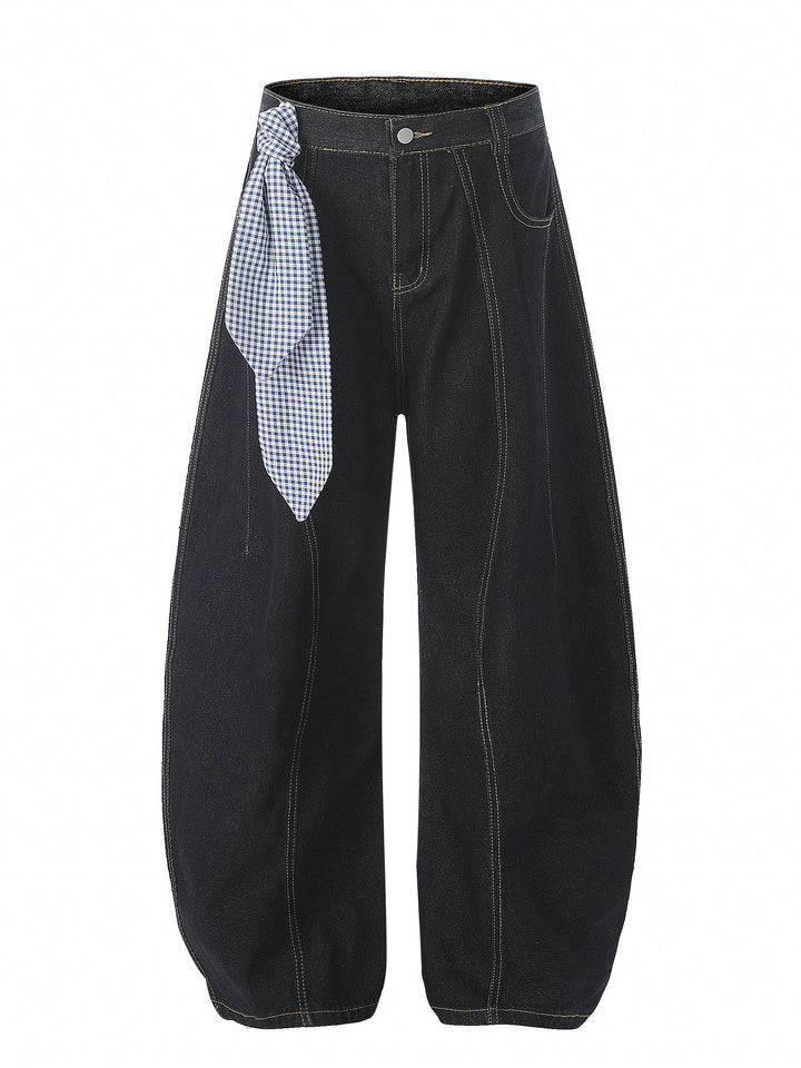 Retro Weite Beinform Lässige Jeans 