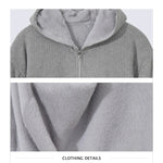 Fleece Hooded Two-piece Sports Set