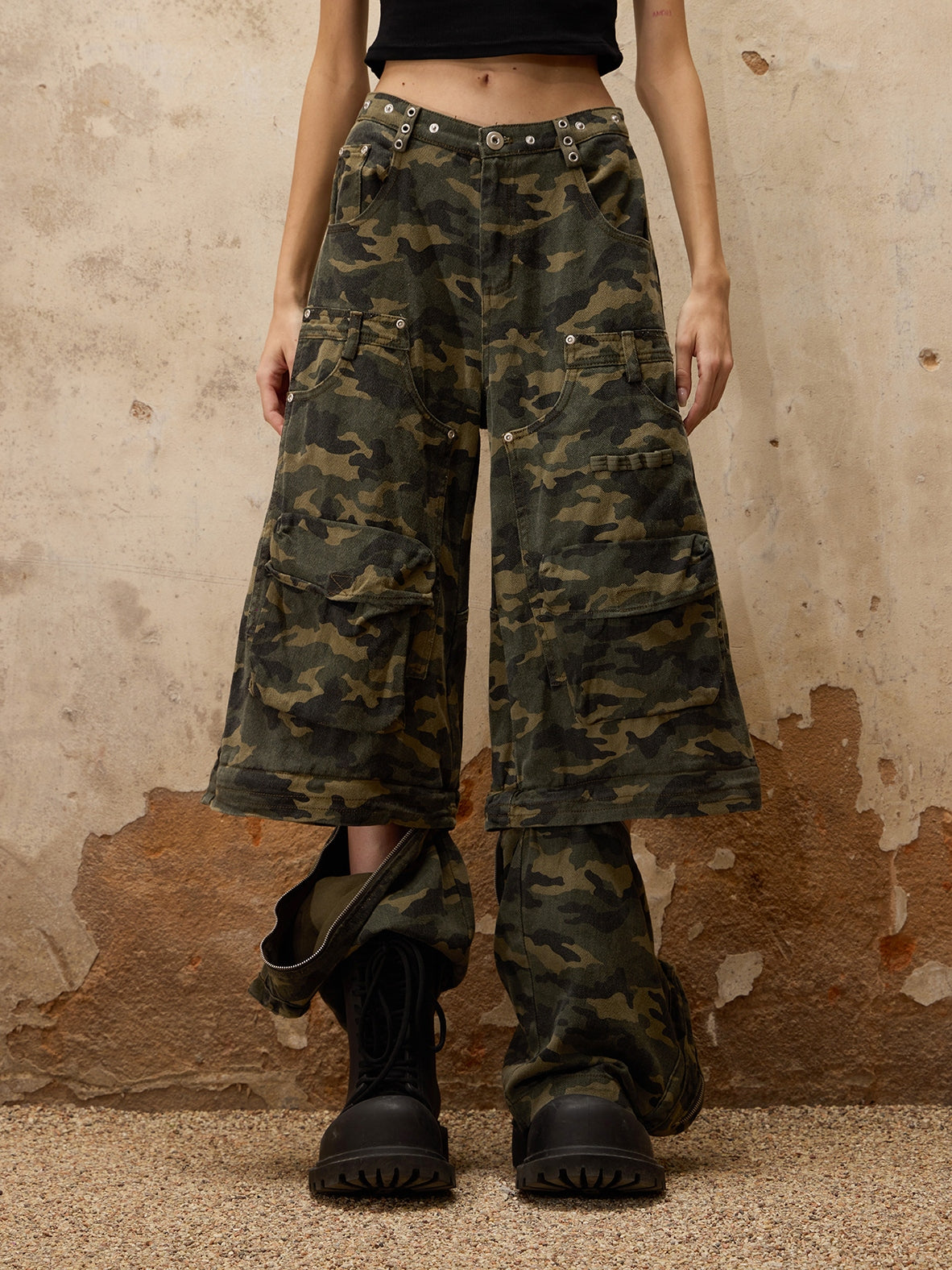 Pantalones cargo desmontables 3 en 1 