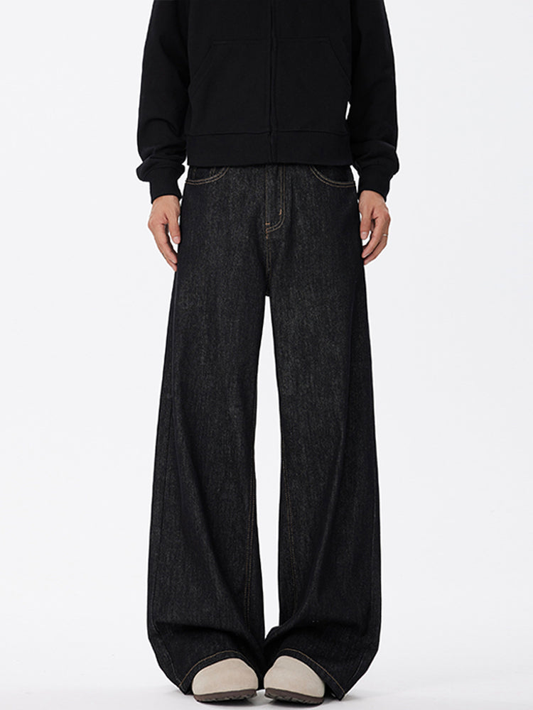Wide-Leg Loose Fit Jeans